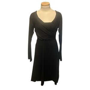 Prana Tally Black Long Sleeve Dress Size Small